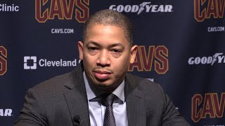 Tyronn Lue pregame Derrick Rose returns to starting lineup [upl. by Aneda491]