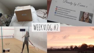 Pakketjes en Squashen  WEEKVLOG 2 [upl. by Verine]