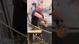 Vecchia Murano artistic glass factory demonstration [upl. by Kashden]