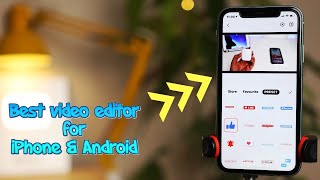 Best video editor for iPhone amp android  FilmoraGo tutorial [upl. by Allets867]