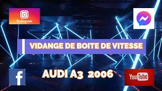 VIDANGE BOITE VITESSE AUDI [upl. by Reivaxe]