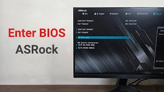 How to Enter BIOS Setup on ASRock Motherboard [upl. by Yrac257]