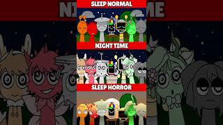 Incredibox Sprunki Sleep Normal VS Night Time VS Sleep Horror MIX VERSION [upl. by Cornish691]