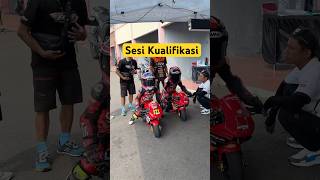 Momen saat akan menjalani sesi kualifikasi faf121 fimminigp minigp [upl. by Enyrehtac697]