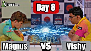 Magnus vs Vishy The Perfection ✨👑  Global Chess League 2024 [upl. by Zap]