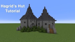 Harry PotterMinecraft Hagrids Hut Tutorial [upl. by Ennovi]