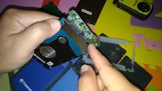 Bongkar Jeroan Trancend 25h3 storejet Hdd external tahan banting [upl. by Zarla]