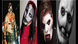 Slipknot  Evolution of masks and unmasked 1995  2022 [upl. by Adnawal]