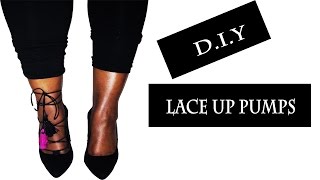 Lace Up Shoe DIY [upl. by Claus]