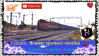 22103Mumbai LTT  Faizabad SF Express [upl. by Atnoek]