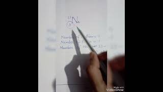 find number of electrons protonsampneutron scienceclass9viralvideo [upl. by Gimble]