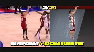 Duncan Robinson Jumpshot Fix 3 Options  NBA 2K20 Mobile [upl. by Yeblehs]