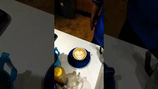 arenga coffee latte art barista baristalife coffeeart coffee latteart shorts reels [upl. by Nanete]