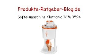 Test Softeismaschine Clatronic ICM 3594 [upl. by Corley]