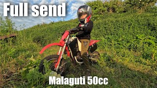 Malaguti grizzly 50cc  full send [upl. by Candace403]