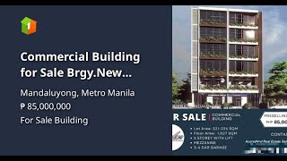 Commercial Building for Sale BrgyNew Zaniga Mandaluyong City [upl. by Dede]