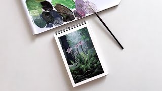 Forest Wildflowers Painting [upl. by Aydiv]