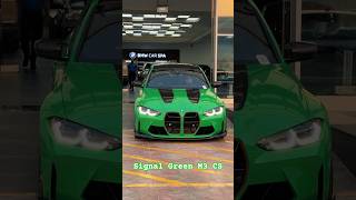 BMW M3 CS Signal Green ✅ [upl. by Krystyna437]