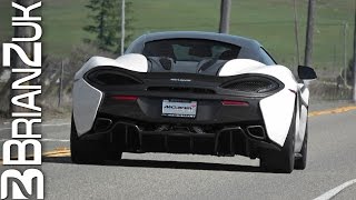 McLaren 570S amp Lamborghini Huracan LP5802 Sounds [upl. by Einaffets287]