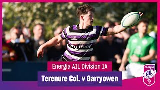 Terenure Col v Garryowen  EnergiaAIL Highlights Mens Div 1A Rd 7 [upl. by Akiehsal]