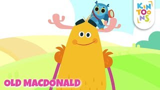 Old MacDonald Had A Farm  Nursery Rhyme With Lyrics  KinToons [upl. by Toddie167]