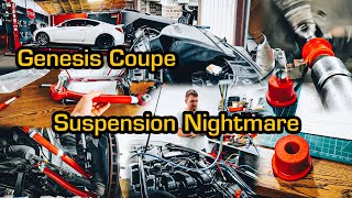 Genesis Coupe Suspension Nightmare [upl. by Yeorgi]