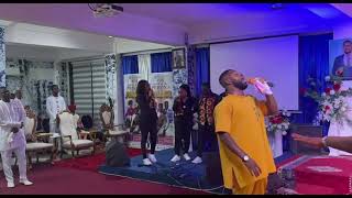 Apostle OkO Hackman’s son🙏🕊️ brought down Gods presence🔥😭😭 a birthday celebration 🕊️🔥 [upl. by Rosenblast732]