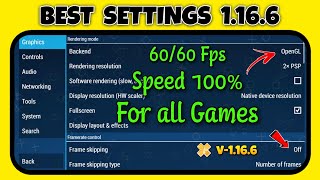 PPSSPP Best Settings Android 1166  No lag Smooth Gameplay  PSP Gamer [upl. by Rik]