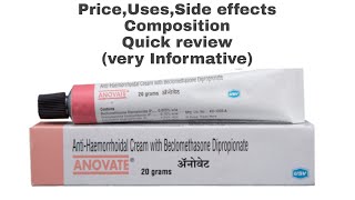 Anovate Cream ReviewPrice Uses Side effects Composition etc [upl. by Jinny]