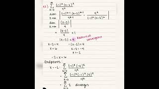 Convergence of power series study studymotivation maths mathematics mathstricks [upl. by Marshal]