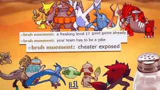 quotCHEATER EXPOSEDquot TOXIC NOOB CRIES SALTY TEARS ON POKEMON SHOWDOWN [upl. by Ihcekn]