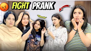 Fight Prank With My Family Exams ki Tyari  Mama boht gusaa hogain  Zainab Faisal  Sistrology [upl. by Aisylla]