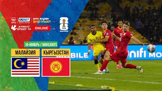 HIGHLIGHTS  Малайзия  Кыргызстан l FIFA World Cup 2026 Qualifiers  Group D [upl. by Enisamoht]