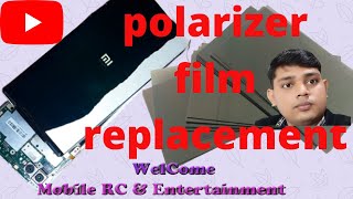 polarizer film replacement  mobile display Film change [upl. by Ardiedal547]