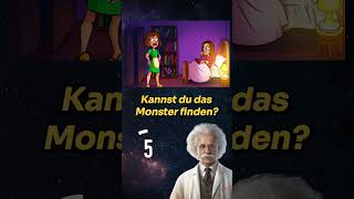 👻Kannst du das Monster finden 🕵️✔️ LustigeFrage7P quiz fragen [upl. by Yatnoed624]