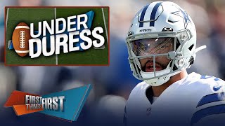 Dak Prescott amp Bills QB Josh Allen are Under Duress in Wild Card Weekend  NFL  FIRST THINGS FIRST [upl. by Oflodur]