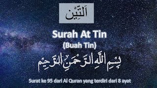 AL QURAN MERDU surat AT TIN 41X  Al Quran Surah At Tiin 41X repeat [upl. by Eilliw]