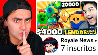 Encontrei o Primeiro Vídeo dos YouTubers de Brawl Stars [upl. by Odlavu]