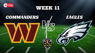 TNF Washington Commanders Vs Philadelphia Eagles LIVE Play By Play  Analysis [upl. by Nwatna]