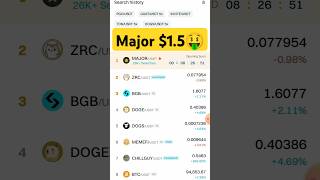 Major কত টোকেনে কত টাকাMajor Token Price Prediction  Major Token Price [upl. by Ellebanna717]