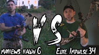 Mathews Halon 6 VS Elite Impulse 34 Bow Review [upl. by Repsihw]