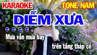 Karaoke Diễm Xưa Tone Nam Nhạc Sống Beat Mới Nhất  Ka Ra Ô Kê Nhạc Trữ Tình [upl. by Saw]