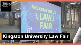 Kingston University Law Fair  November 2023 [upl. by Naitsirhk]