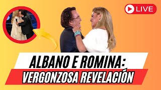 ALBANO CARRISI Y ROMINA POWER IMBARAZZANTE ¡revelación en concierto [upl. by Warfourd407]