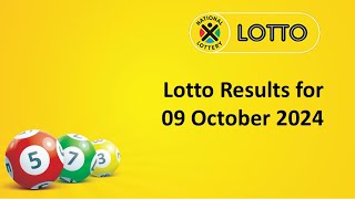 Lotto Results 09 October 2024 [upl. by Kramlich]