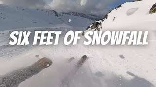 Skiing the Whistler Blackcomb Alpine after the Storm of the Decade [upl. by Bbor]