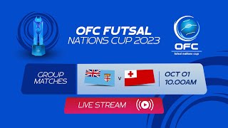 Fiji vs Tonga  OFC FUTSAL Nations Cup 2023 [upl. by Fritzsche755]