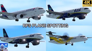 São Paulo Guarulhos Int’l Airport  RFS Plane Spotting  Ultra Realism  4K  rfsnewupdate [upl. by Eniowtna476]