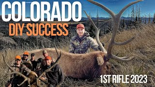 Colorado Elk Hunt  100s of elk amp a 5 mile rocky mountain packout [upl. by Rudolfo]