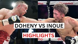 Naoya Inoue vs TJ Doheny Highlights amp Knockouts [upl. by Hoxsie687]